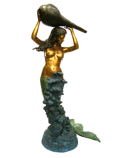 Mermaid with Shell Fountain
