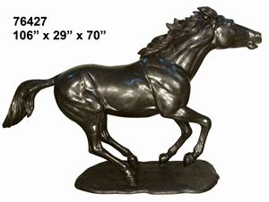 Bronze Galloping Horse - Click Image to Close