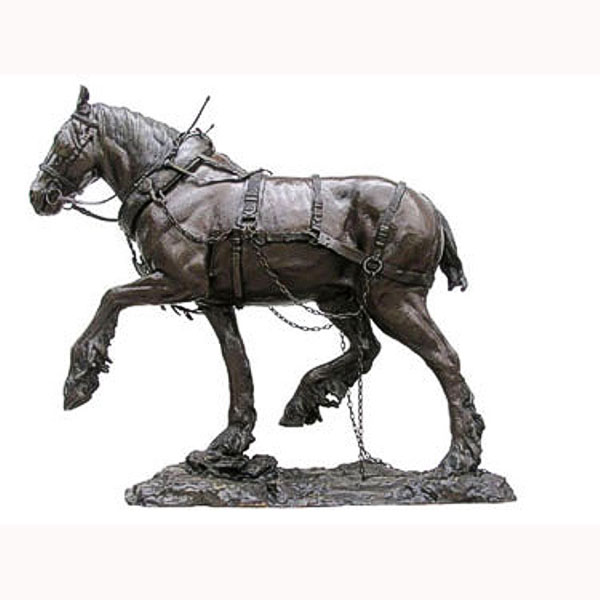 Bronze Clydesdale or plow work Horse Bronze Clydesdale or plow work Horse