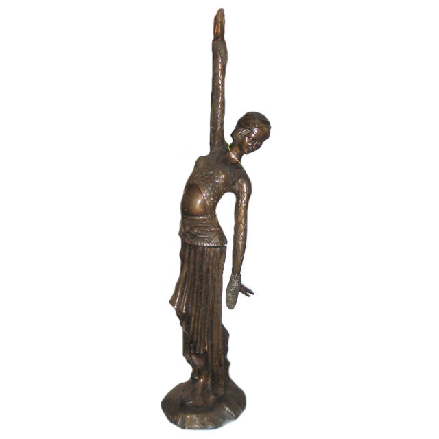 Bronze Art Deco Lady Bronze Art Deco Lady