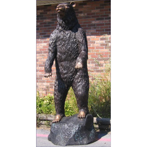 Bronze Bear on Rock Bronze Bear on Rock