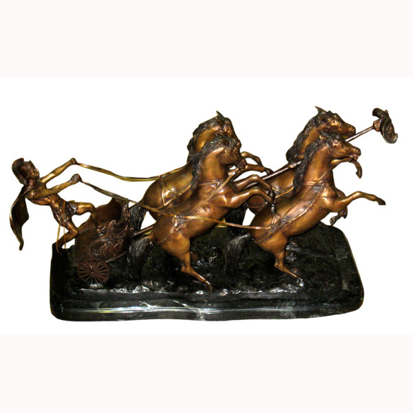 Bronze Chariot with Horse