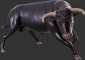 Fighting Bull Black / Fiberglass Fighting Bull Black / Fiberglass
