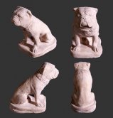 Bulldog Statue / Roman Stone Finish Bulldog Statue / Roman Stone Finish