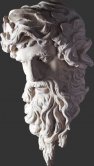 Hercules Head Roman Stone Finish / Fiberglass Hercules Head Roman Stone Finish / Fiberglass