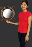 WWII US Navy Porthole Mirror 15 '' WWII US Navy Porthole Mirror 15 ''