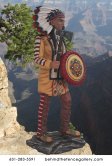 Native American Indian Life Size Statue Native American Indian Life Size Statue