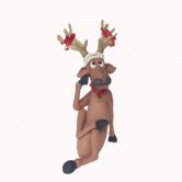 Funny Reindeer Sitting with Crosslegs Funny Reindeer Sitting with Crosslegs