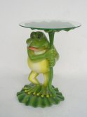 Frog Table (including glass) / Fiberglass Frog Table (including glass) / Fiberglass