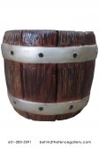Small Open Fiberglass Pirate Barrel Small Open Fiberglass Pirate Barrel