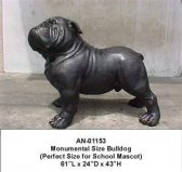 Bronze Monumental Bulldog Bronze Monumental Bulldog