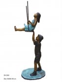Boy & Girl on Swing Boy & Girl on Swing