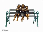 Three Kids on Bench Three Kids on Bench