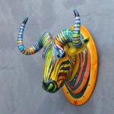 Popart Wildebeest Head Popart Wildebeest Head