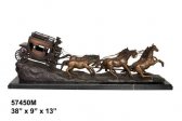 Stage Coach on Marble Base Stage Coach on Marble Base