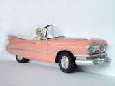 Pink Cadillac Car Wall Decor with Actress Pink Cadillac Car Wall Decor with Actress