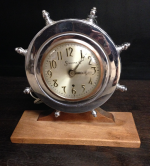 'Antique' Ships Wheel Clock 'Antique' Ships Wheel Clock