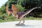 Life Size Dilophosaurus Statue Life Size Dilophosaurus Statue