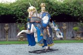 Blue Knight on Horse 8.5 ft. Blue Knight on Horse 8.5 ft.