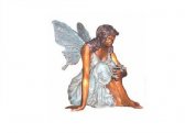 Sitting Fairy with Butterfly Sitting Fairy with Butterfly