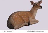 Fallow Deer Fawn Resting Statue Fallow Deer Fawn Resting Statue
