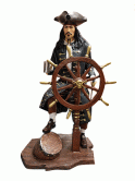 Caribbean Pirate with Wheel Caribbean Pirate with Wheel