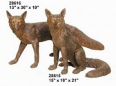 Bronze Fox Staues Bronze Fox Staues