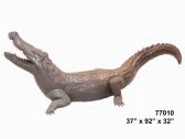 Bronze Crocodile Fountain.Close out Sale!Verdigris Bronze Crocodile Fountain.Close out Sale!Verdigris