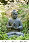 Indonesian Seated Buddha Stone Statue Indonesian Seated Buddha Stone Statue