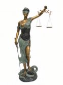 Bronze Justice Lady Bronze Justice Lady