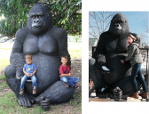 Jumbo Silverback Gorilla 8 ft H Jumbo Silverback Gorilla 8 ft H