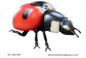 Fiberglass Larger than Life Ladybug Beetle Statue Fiberglass Larger than Life Ladybug Beetle Statue