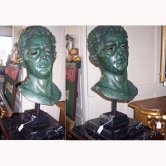 Bronze Roman Bust Bronze Roman Bust