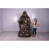 Hotei, the Laughing Buddha in Bronze Finish Hotei, the Laughing Buddha in Bronze Finish
