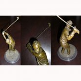 Bronze Small Golfer Bronze Small Golfer