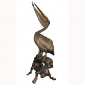 Bronze Stork on Branch Bronze Stork on Branch