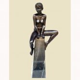 Bronze sitting Female Bronze sitting Female