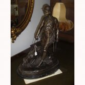 Bronze Hunter with Dog Bronze Hunter with Dog