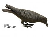 Bronze Pecking Raven Bronze Pecking Raven