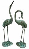 Bronze Standing Cranes Fountain ( PAIR ) Bronze Standing Cranes Fountain ( PAIR )