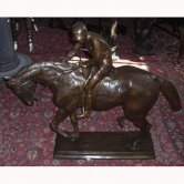 Bronze Jockey on Horse Bronze Jockey on Horse