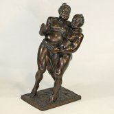 Bronze Sumo Wrestlers Bronze Sumo Wrestlers