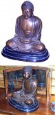 Bronze Buddha on the Marble Base Bronze Buddha on the Marble Base