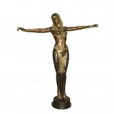 Bronze Costumed Dancer Bronze Costumed Dancer