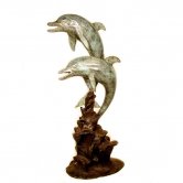 Bronze Two Dolphins Bronze Two Dolphins