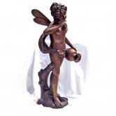 Bronze Cherub with Pot Bronze Cherub with Pot