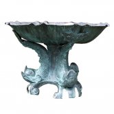 Bronze 3 Fish Bubbler Fountain Bronze 3 Fish Bubbler Fountain