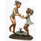 Bronze Beach Girls Fountain Bronze Beach Girls Fountain
