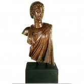 Greco-Roman Bronze Bust, Female Greco-Roman Bronze Bust, Female