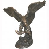 Bronze Eagle with Fish Bronze Eagle with Fish